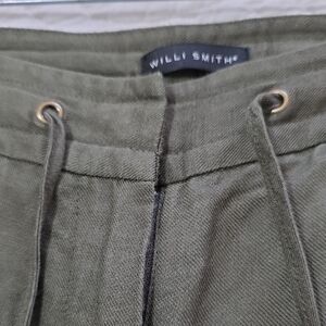 Willi Smith Olive Drawstring Jogger Pants